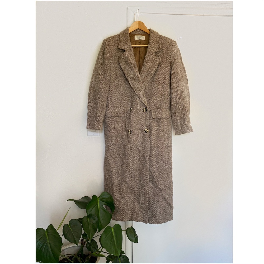 Vintage Christian Dior Wool Pea Coat